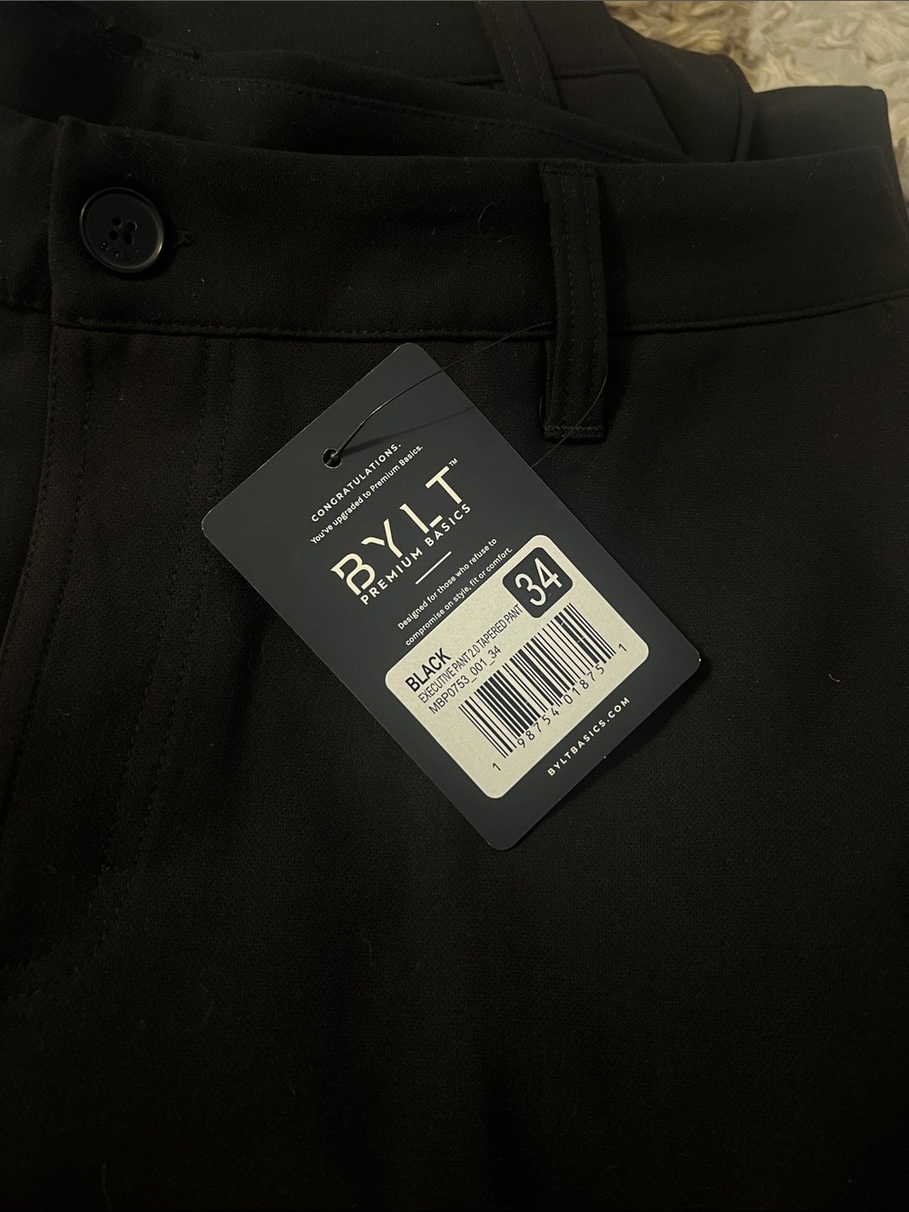 BYLT Basics Men’s Dress Pants - Black